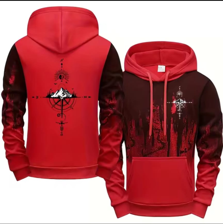 Men's Splatter Paint Hoodie - Edgy Streetwear Essential Key Selling Points: