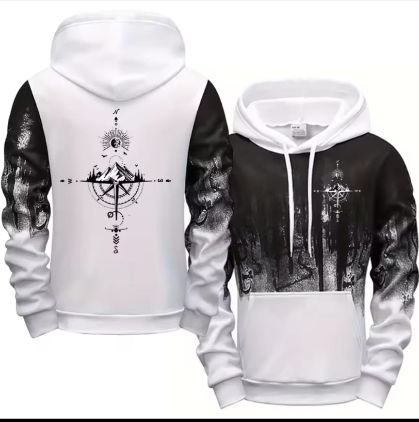 Men's Splatter Paint Hoodie - Edgy Streetwear Essential Key Selling Points: