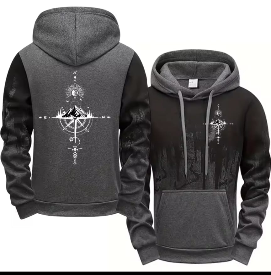 Men's Splatter Paint Hoodie - Edgy Streetwear Essential Key Selling Points: